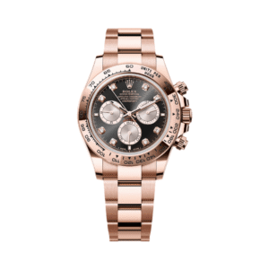 Cosmograph Daytona 126505-0002 Rose Gold With Diamonds Black Dial
