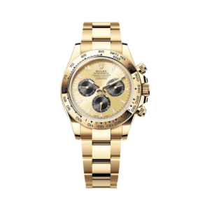 Cosmograph Daytona 126508-0006 Yellow Gold Oyster Bracelet Champagne Stick Dial