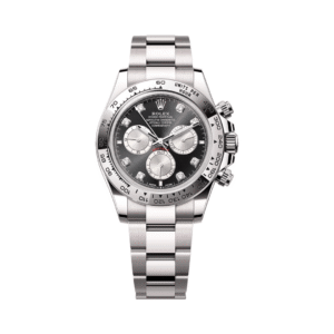 Cosmograph Daytona 126509-0002 18kt White Gold Black Diamond Dial