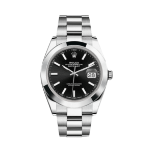 Datejust 126300 BKIO Stainless Steel Oyster Bracelet Black Index Dial