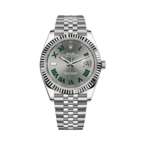 Datejust 126334-0022 SLGRJ Wimbledon White Gold Slate Grey Roman Dial