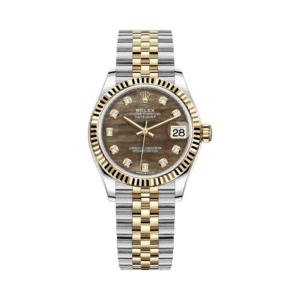 Datejust 278273 DKMDJ Dark 18K Yellow Gold And Steel 31mm MOP Diamonds Dial