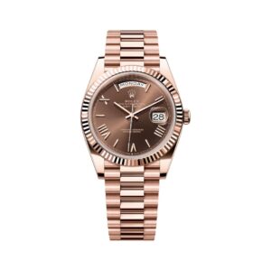 Day-Date 40 228235 CHORP Rose Gold 40mm Chocolate Dial
