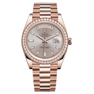 Day-Date M228345Rbr-0007 Oyster Everose Gold And Diamonds