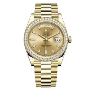 Day-Date M228348Rbr-0002 Oyster, Yellow Gold And Diamonds