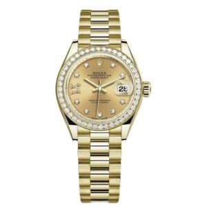 Datejust M279138Rbr-0006 28Mm Yellow Gold And Diamond