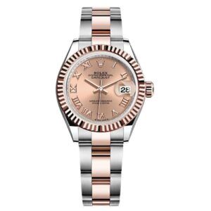 Datejust M279171-0026 28Mm Stainless Steel And Everose Gold