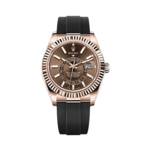 Sky Dweller 326235 CHOI Oysterflex Rose Gold Chocolate Dial
