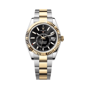 Sky Dweller 336933-0003 Oystersteel Yellow Gold Bright Black Dial 42mm