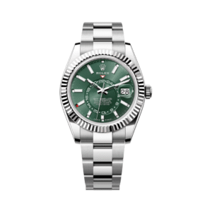 Sky Dweller 336934-0001 White Gold Mint Green Dial 42mm