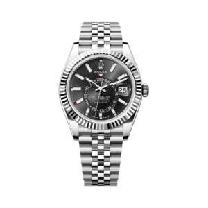 Sky Dweller 336934-0008 White Gold Bright Black Dial 42mm