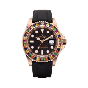 Yacht Master Tutti Frutti 116695SATS Rose Gold Case with Gem Set Bezel 40mm