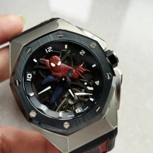 Royal Oak Concept Tourbillon ?Spider-Man? QPF Best Edition on Rubber Strap