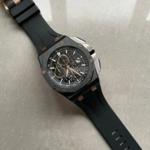 Royal Oak Offshore Chronograph CER Black Dial on Rubber Strap Super Clone