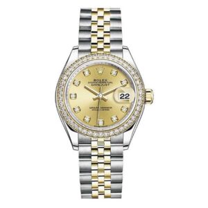 Datejust 279383Rbr Chdj 28Mm Yellow Gold And Stainless Steel Champagne Dial Diamond-Set Bezel ?