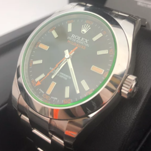 BRAND NEW 116400GV 116400 BLACK DIAL MILGAUSS LIGHTLING HAND GREEN GLASS 40mm