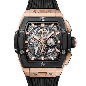 Hublot Spirit of Big Bang King Gold Ceramic 42mm ? Luxury Skeleton Chronograph Watch