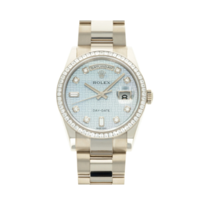 Day-Date 118399BR White Gold Ice Blue Dial 36mm Chronometer