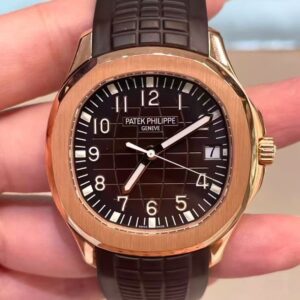 Patek Philippe Aquanaut 5167R-001 Rose Gold ? Luxury Rubber Strap Watch