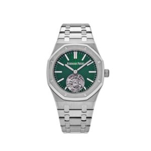 Audemars Piguet Royal Oak Flying Tourbillon 41mm Emerald Bezel ? Luxury Titanium Watch