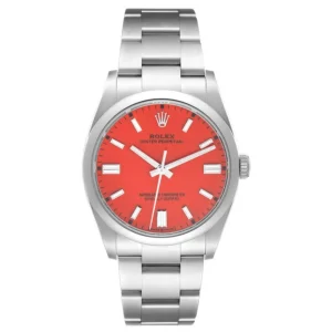 Oyster Perpetual 36mm 126000 Clean 1:1 Best Edition 904L Steel Red Dial on SS Bracelet VR3230