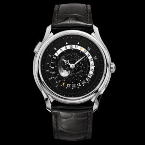 Luxury World Time Watch White Metal Premium Finish 40mm