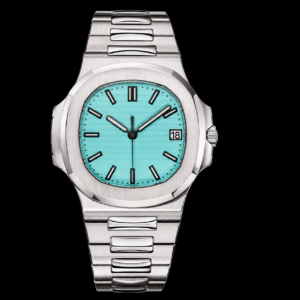 Luxury Sport Watch Blue Dial Stainless Steel Statement Design