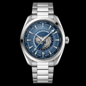 World Timer Style Luxury Stainless Steel Watch