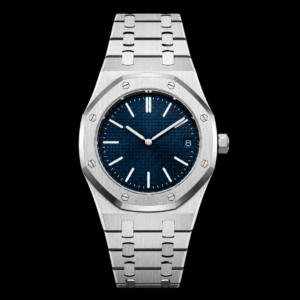 Openworked Blue Skeleton Watch 41mm Luxury Tourbillon Style
