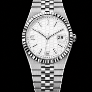 White Metal Automatic Luxury Watch