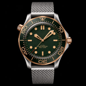 Titanium Green Dial Luxury Dive Style Watch
