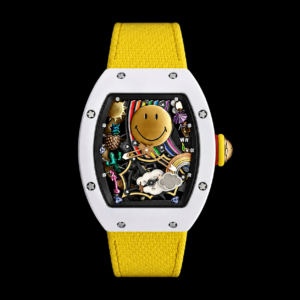 Smiley Design Skeleton Tourbillon Watch Automatic Luxury Statement Timepiece