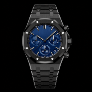 Blue Dial Stainless Steel Watch 41mm Luxury Automatic Timepiece