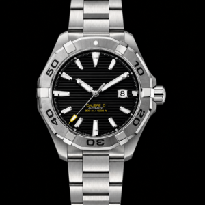 Black Dial Automatic Diver Watch Stainless Steel 300M Style
