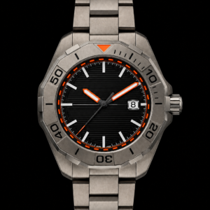 Limited Edition Titanium Sport Watch Black Dial Automatic 43mm