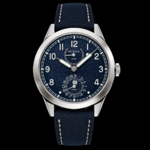 Blue Dial Aviator Time Style Watch