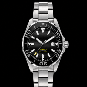 Black Dial Automatic Diver Watch Stainless Steel 300M Style