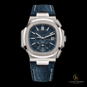 Luxury Automatic Watch White Metal Finish