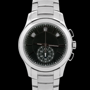 Green Dial Luxury Chronograph Calendar Watch Stainless Steel 42mm