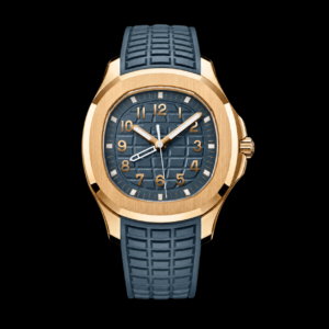 Blue Dial Travel Style Rose Tone Quartz Luxury Watch