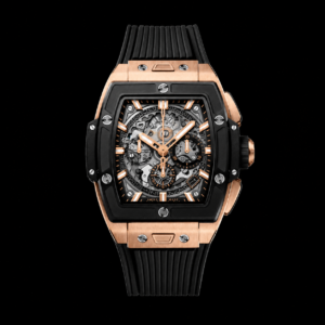 Gold Tone Ceramic Skeleton Men's Watch
