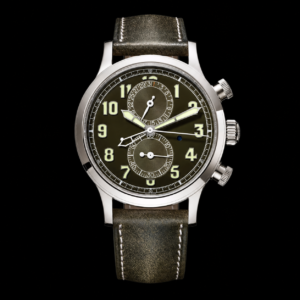 Khaki Green Dial Flyback Chronograph Travel Watch