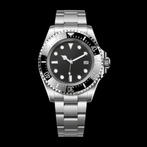 Deep Sea Compact Watch Intense Black Dial 36mm