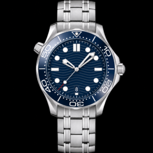 Blue Dial 42mm Stainless Steel Diver Style Automatic Watch